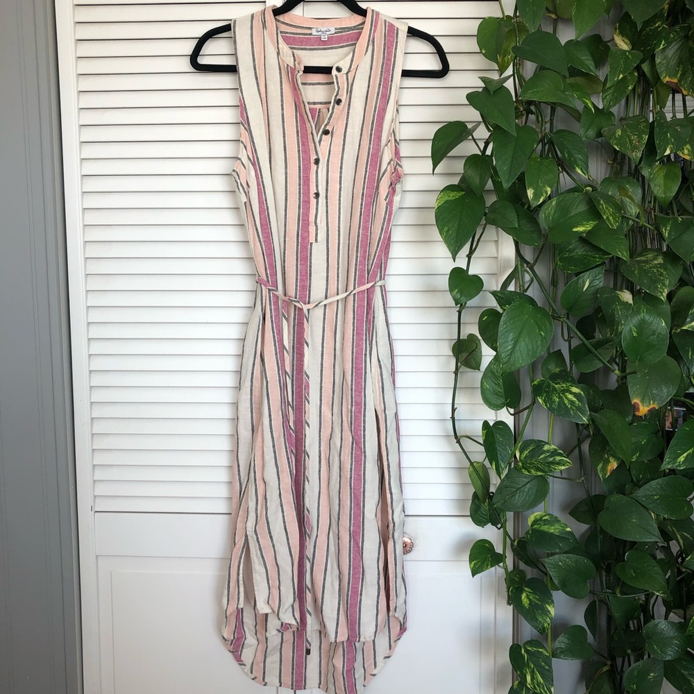 Splendid linen blend dress, size S